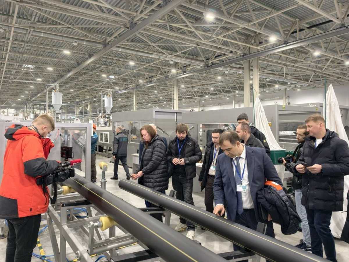 НОВАПАЙП стал первым в России, кто нанёс цифровую маркировку на полимерные трубы в производственном цикле